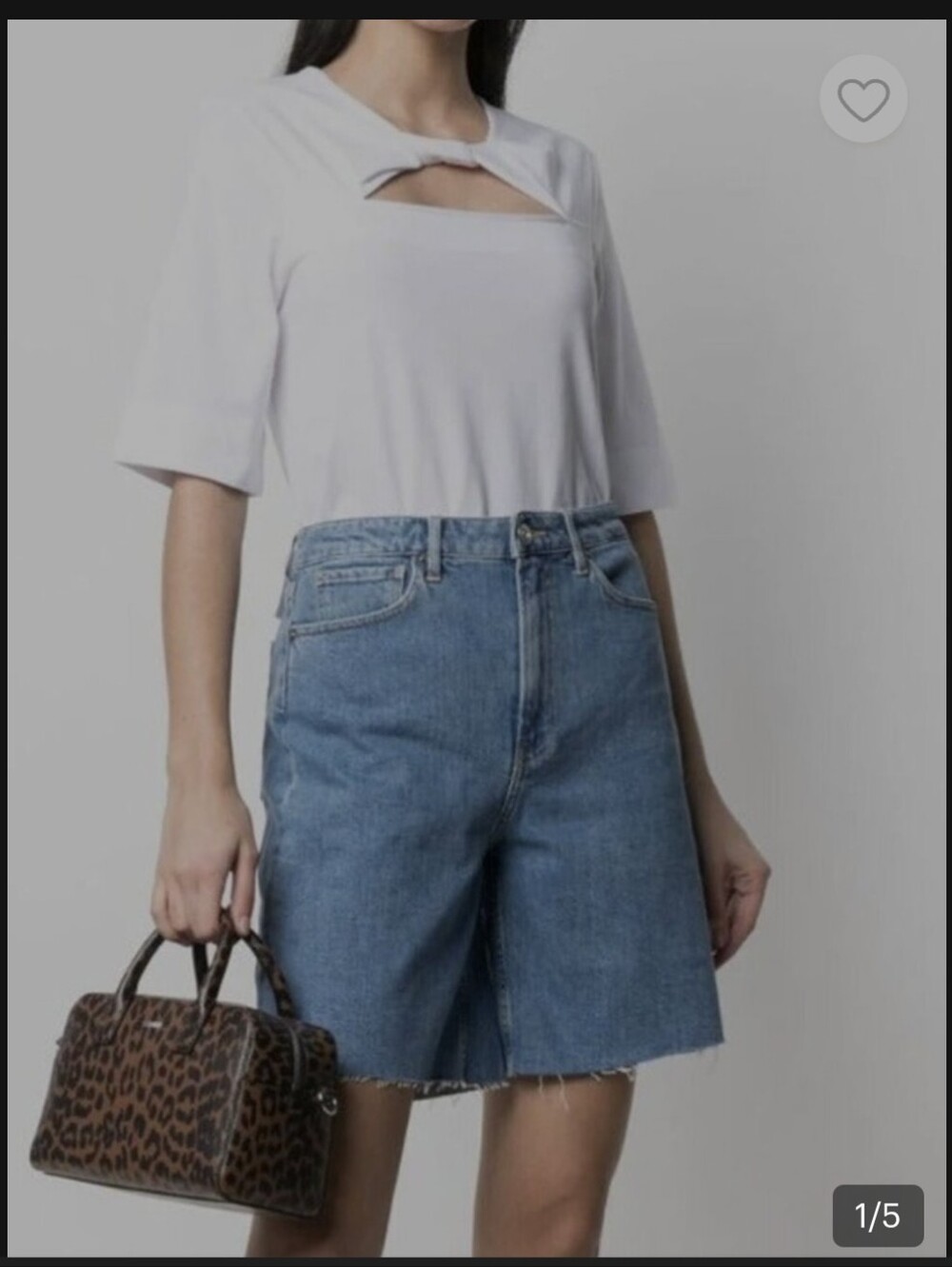 Ganni Twist Front Cotton Shirt